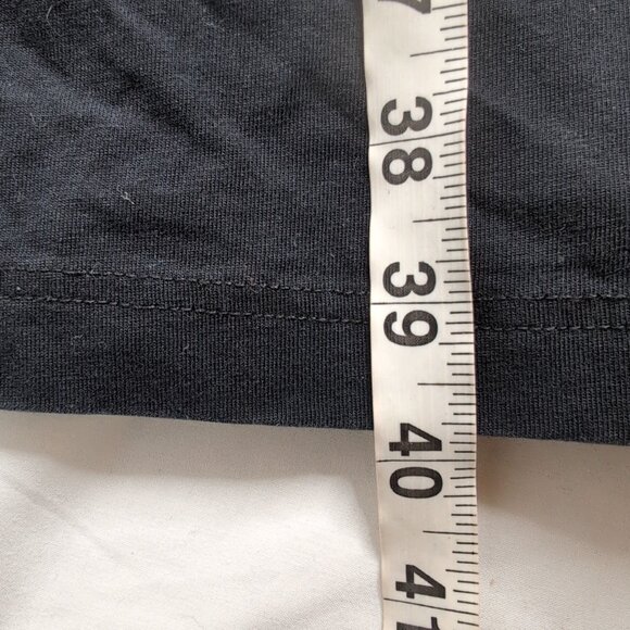 David Archy Men's Black Straight Leg Pants Elastic Waist/Drawstrings, Size L - Picture 7 of 8